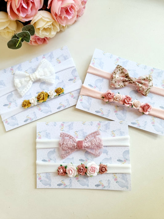 Baby Elastic Headband Set