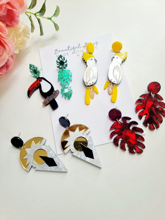 Acrylic Earrings (Teenagers & Adults)
