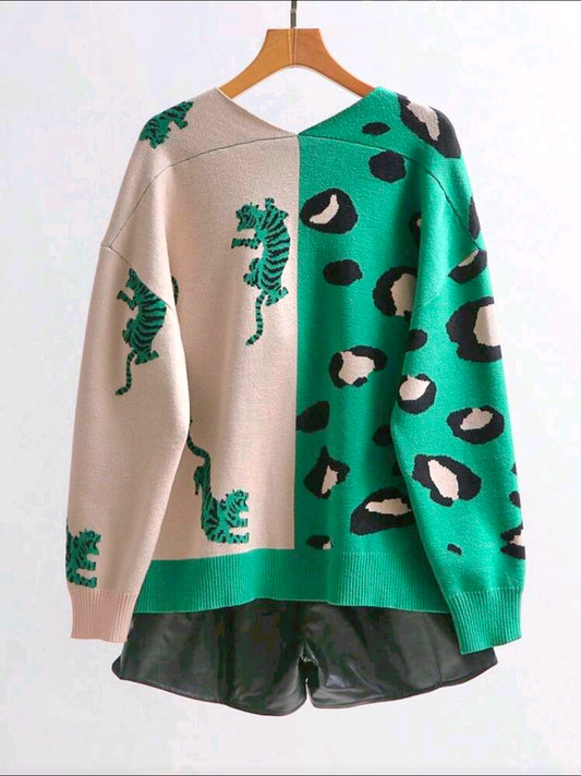 Green Cardigan
