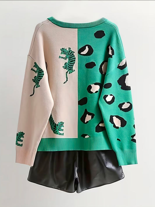 Green Crew Neck