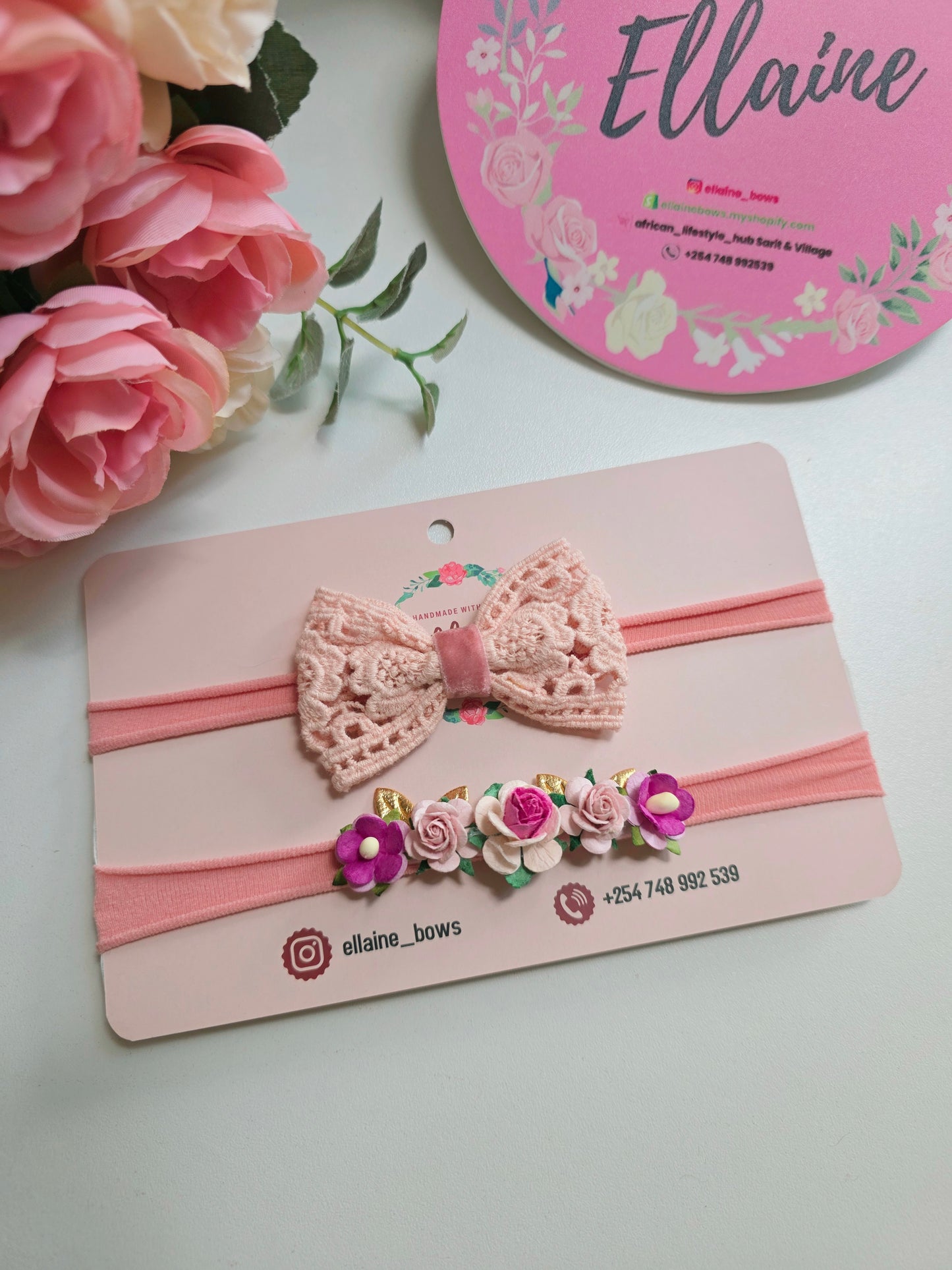 Baby Elastic Headband Set