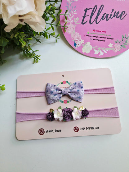 Baby Elastic Headband Set