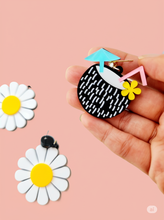 Acrylic Earrings (Teenagers & Adults)