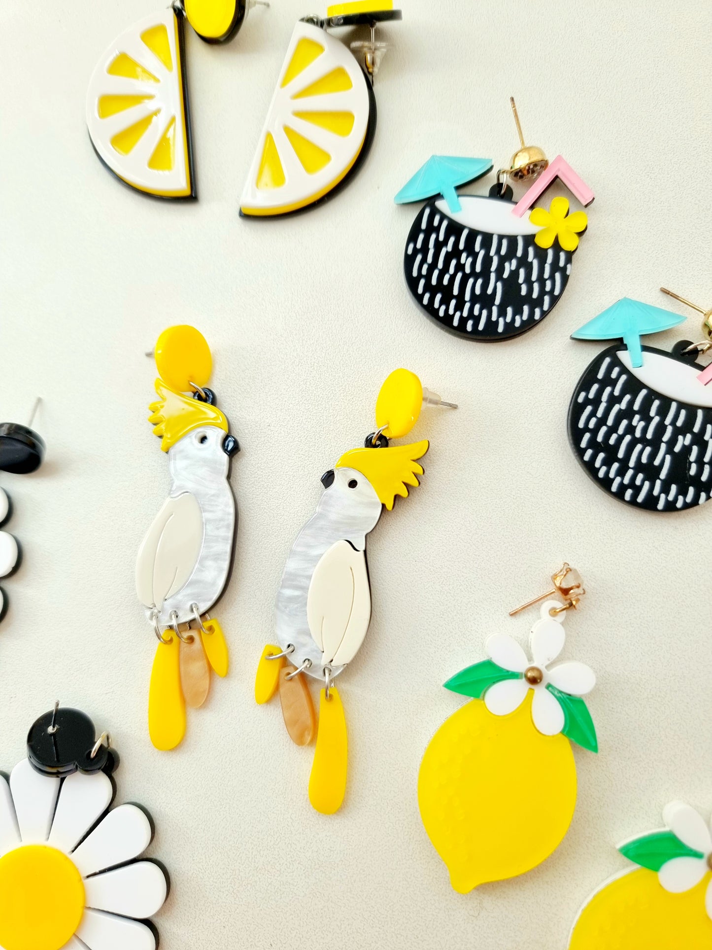 Acrylic Earrings (Teenagers & Adults)