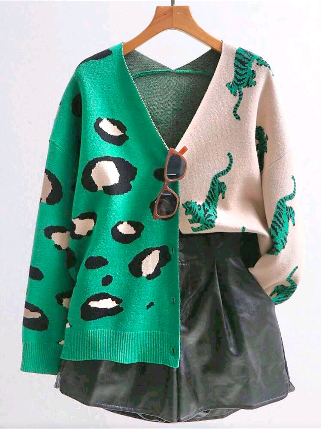 Green Cardigan