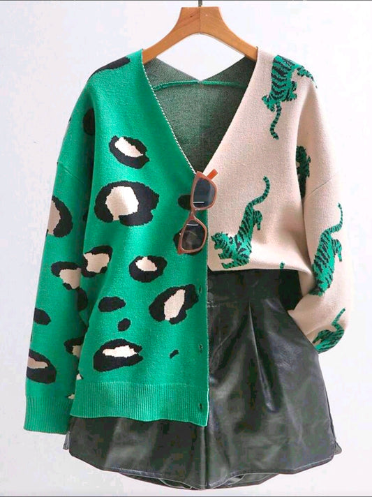 Green Cardigan