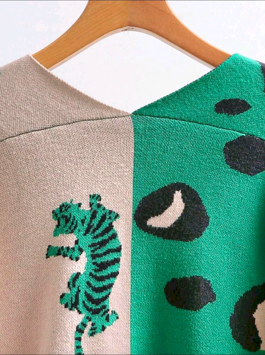 Green Cardigan