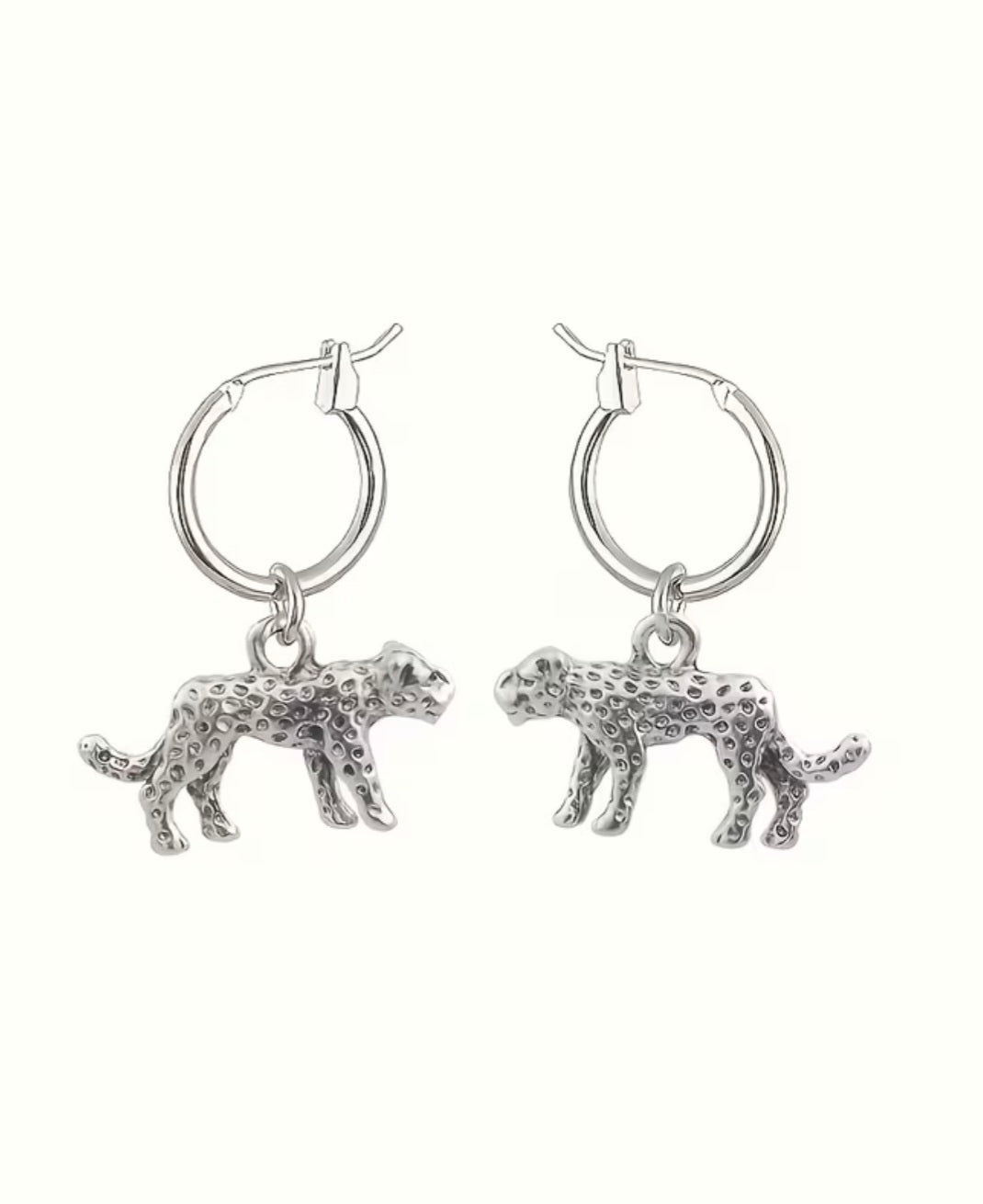 Leopard Dangling Earrings